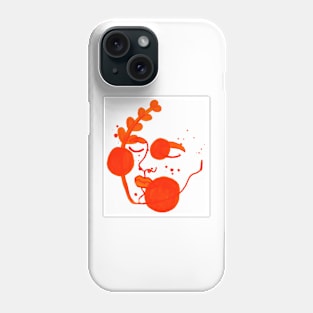 Orange Face Phone Case