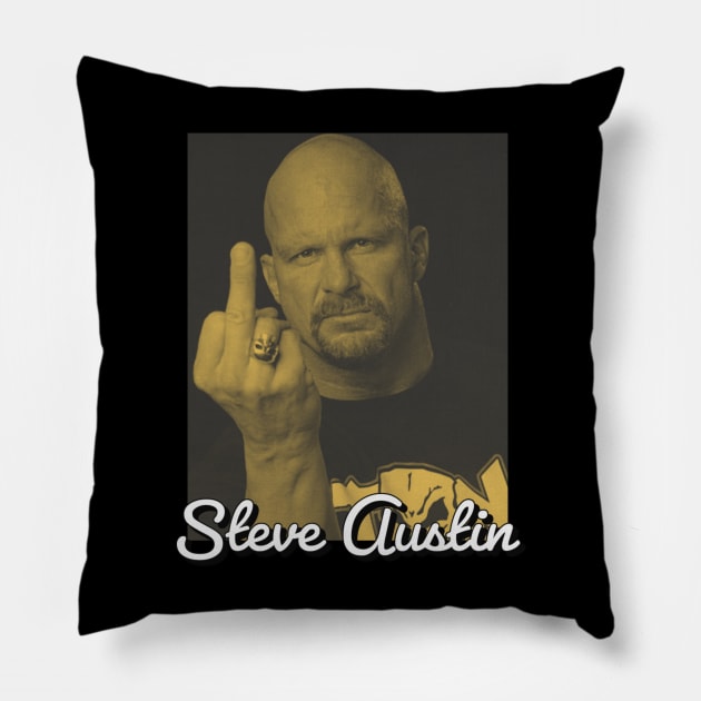 Steven Austin / 1964 Pillow by DirtyChais