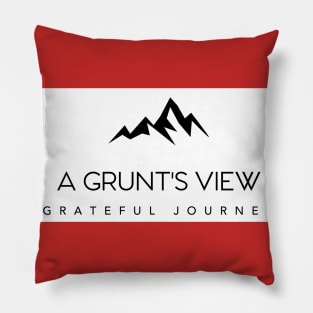 Red A Grunt's View Pillow