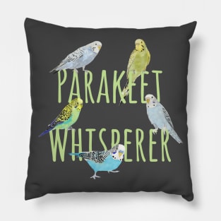 Parakeet Whisperer Pillow