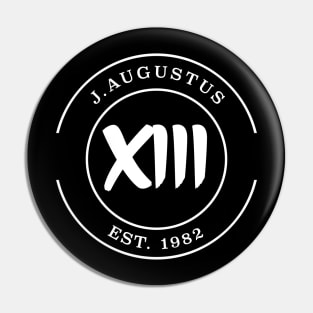 J. Augustus Youtube badge white Pin