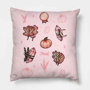 autumn magic [pink] Pillow