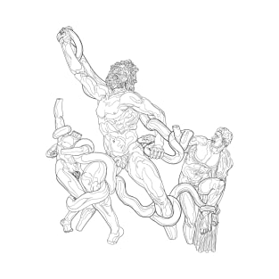 Laocoon and his Sons Uncolored T-Shirt