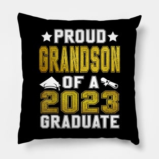 Proud Grandson Of A 2023 Graduate Senior Graduation Pillow