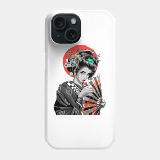 Retro Game Geisha Phone Case