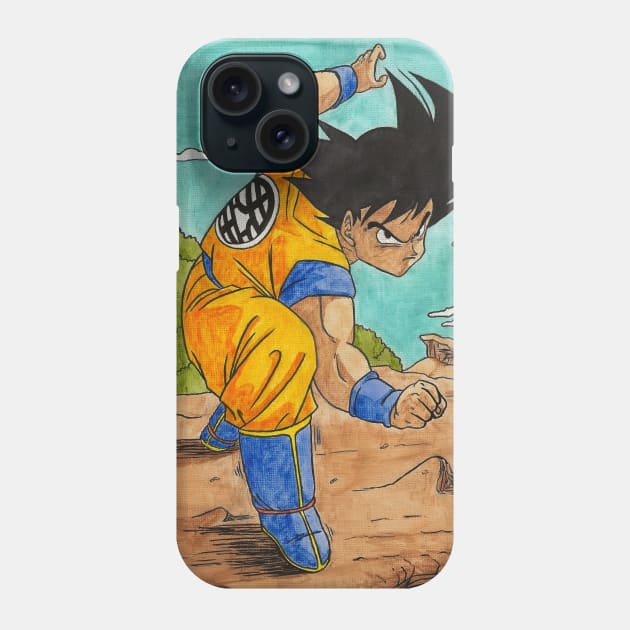 Goku (Painted) Phone Case by S3NTRYdesigns