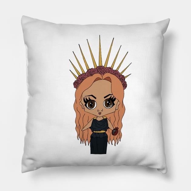 Persephone Pillow by thehistorygirl