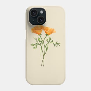 California Poppy Phone Case