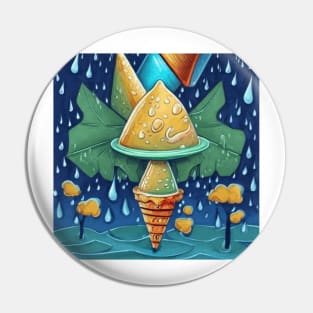 ice cream   art Pin