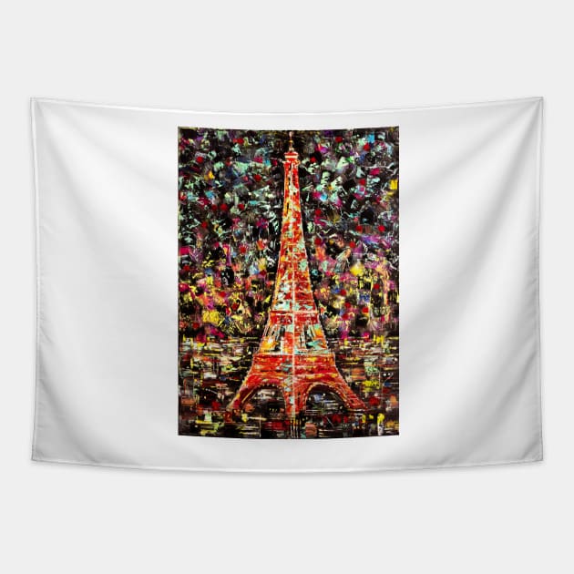 Eiffel Tower. View From a Different Angle Tapestry by NataliaShchip