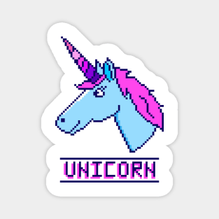 Pixel unicorn Magnet