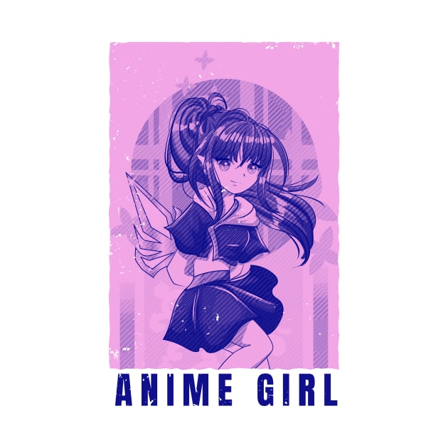 Anime Girl by Mad Art