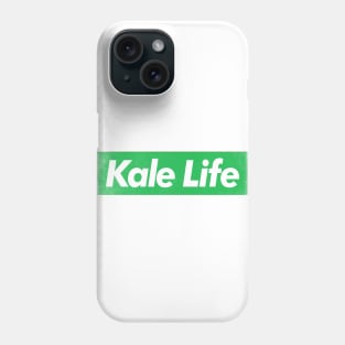 Kale Life / Vegan - Plant Based - Typography Design Phone Case