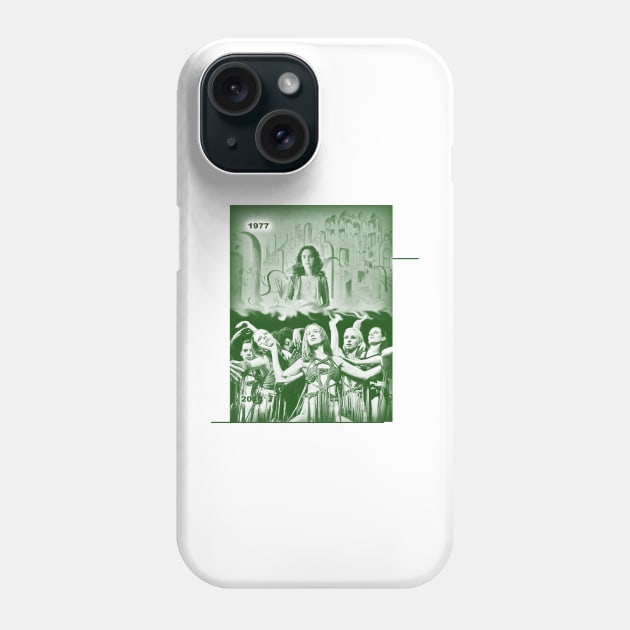 suspiria Dario A. and Luca Guadagnino//green solid Phone Case by Loreatees