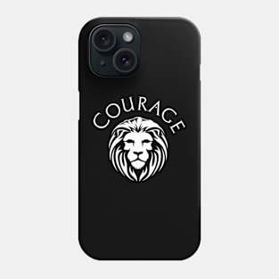 4 Stoic Virtues, Courage Phone Case