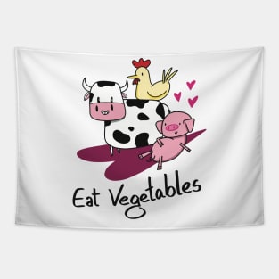 Eat vegetables Tapestry