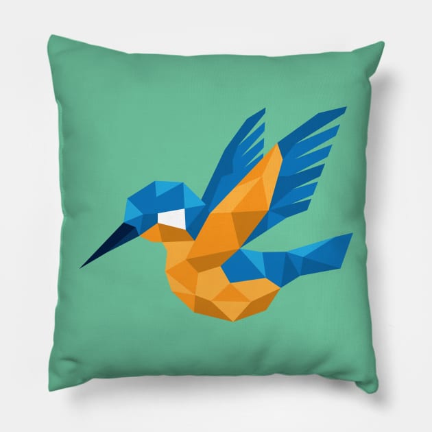 Kingfisher Pillow by LAckas