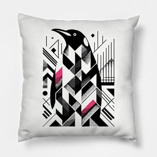 Abstract Animal Penguin 2 Pillow