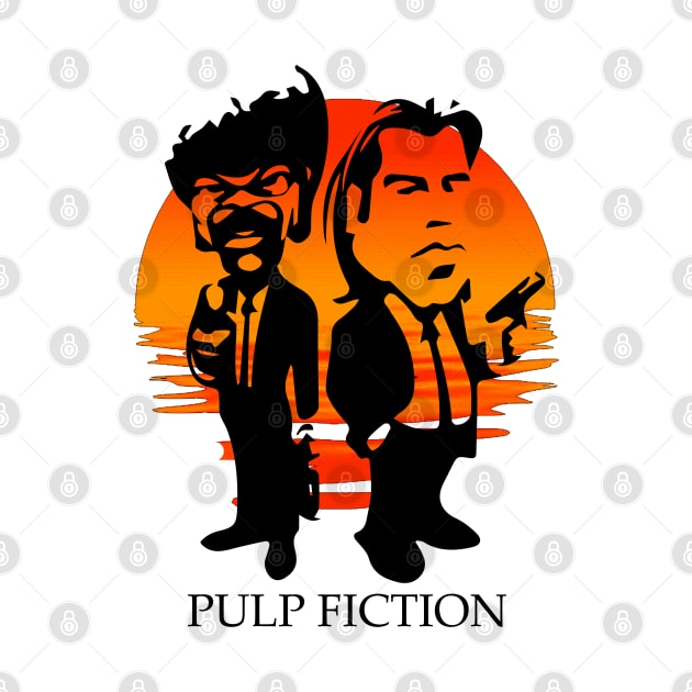 Pulp Fiction - Jules & Vincent by CAUTODIPELO