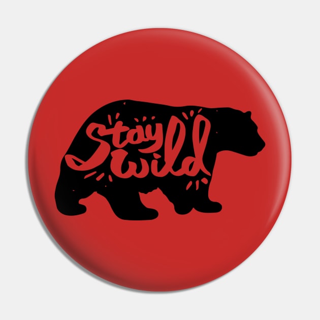 Landkonuur "Stay Wild" Pin by landkonuur