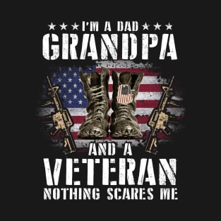 I'm A Dad Grandpa Funny Veteran Father's Day T-Shirt