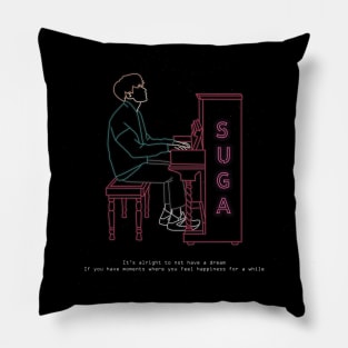 BTS SUGA WITH PIANO Pillow