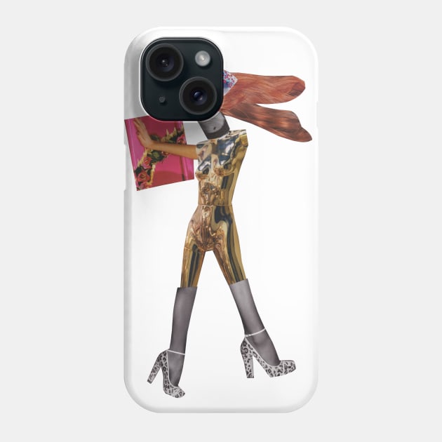 The Golden Statue Phone Case by Luca Mainini