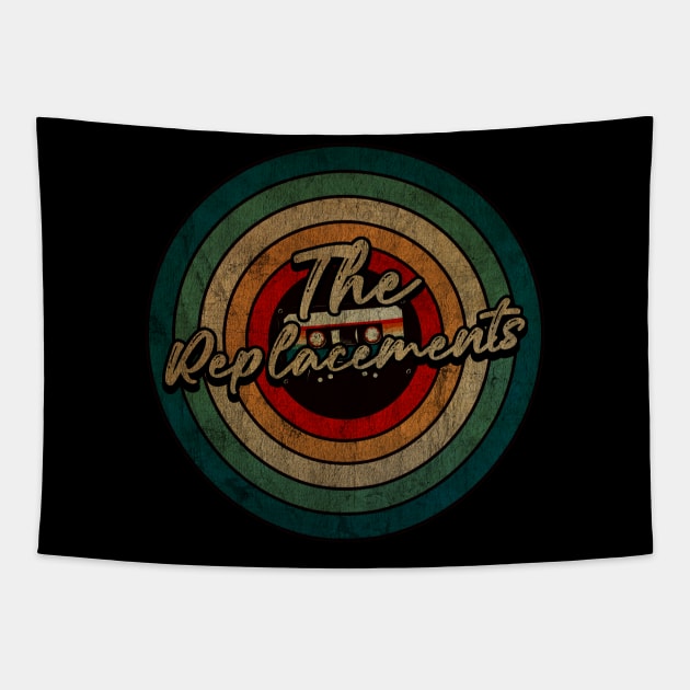 The Replacements -  Vintage Circle kaset Tapestry by WongKere Store