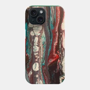 Fluid acrylic pouring Phone Case