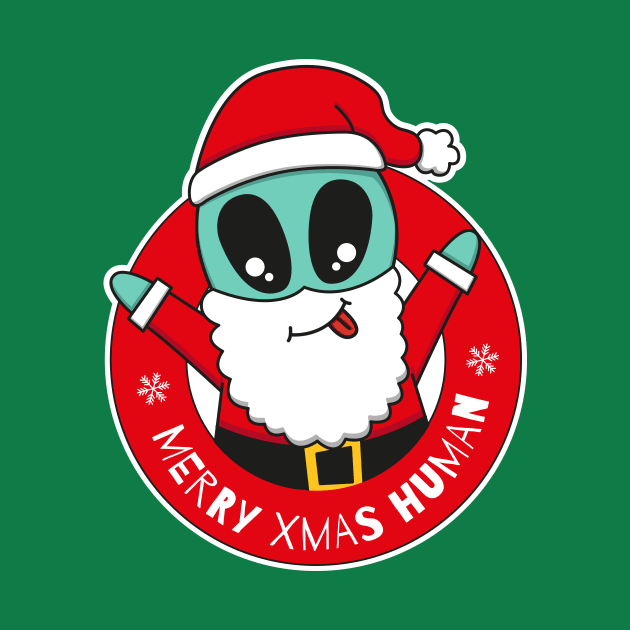 Alien Santa Claus by Riczdodo