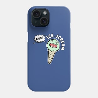 Funny Screaming Ice Cream Lover Gift Idea Phone Case