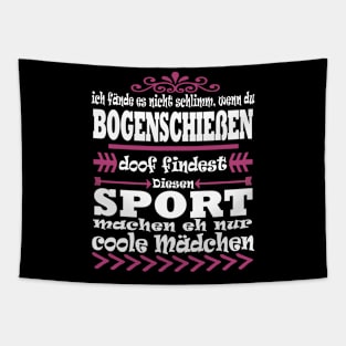 Bogenschießen Zielscheibe Mädchen Bogen Tapestry