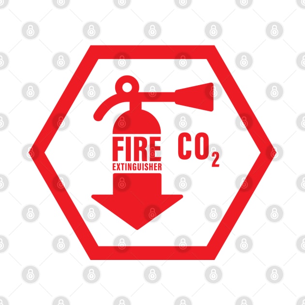 Fire Extinguisher Decal - Emergency by SHB-art