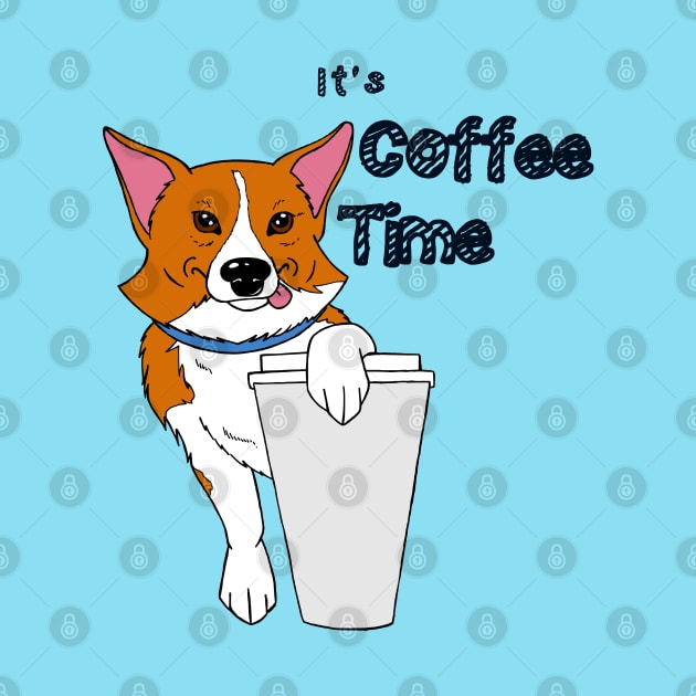 It's Coffee Corgi Time by TaliDe