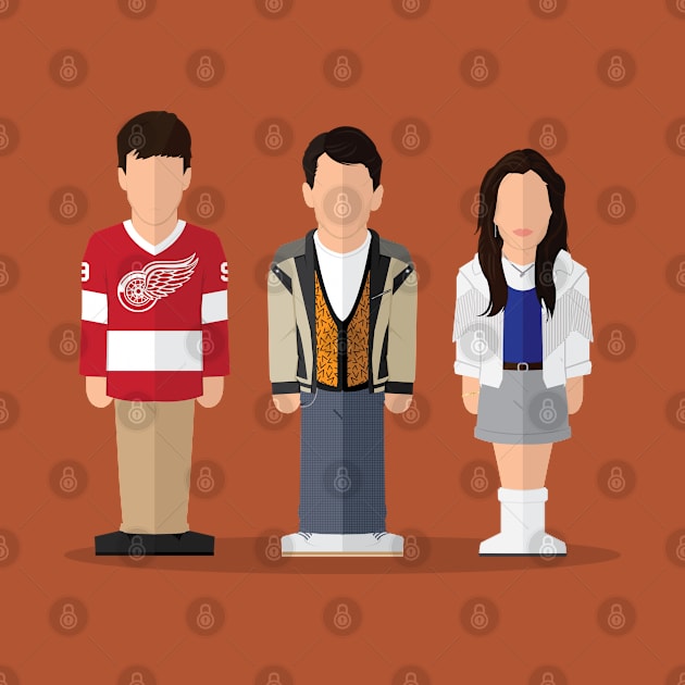 Ferris Buellers Day Off Minimalist by hello@jobydove.com