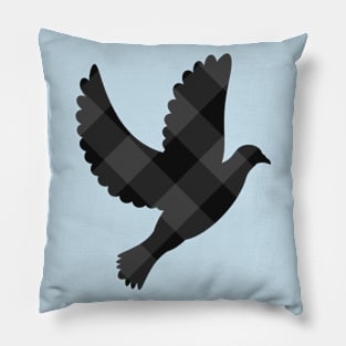 The Plaid Dove (V3.1) Pillow