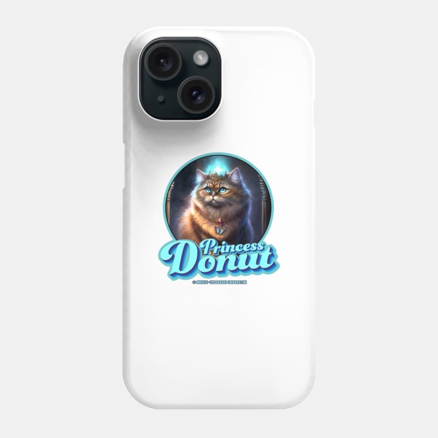 Princess Donut (Alt Print) Phone Case by Miskatonic Designs