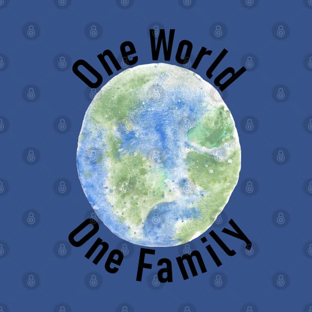 One World One Family by Lunar Scrolls Design