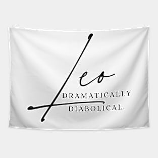 Leo - Dramatically Diabolical | Theatrical Zodiac Tapestry