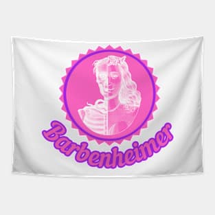 Barbenheimer. Pink Version Tapestry