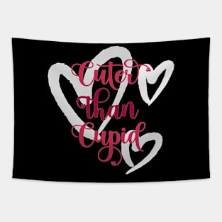 Cuter than Cupid -Valentine's Day retro T-Shirt T-Shirt Tapestry