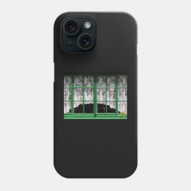 Green Window Phone Case by AlexaZari