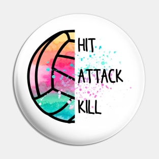 Cute Volleyball Team or Player Gifts Pin