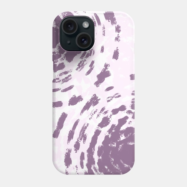 Circular Pink and Purple Chalk Painted Print, made by EndlessEmporium Phone Case by EndlessEmporium