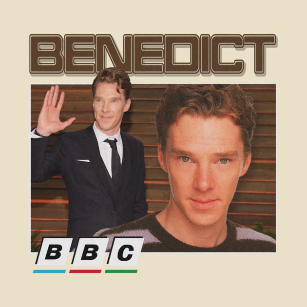 Benedict Cumberbatch 90s Tee by Jdempzz