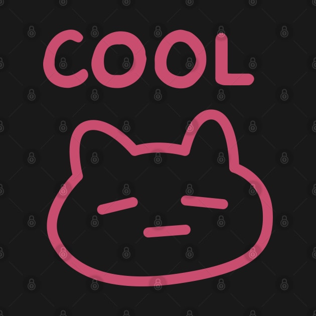 Retsuko Cool Cat Pink by aniwear