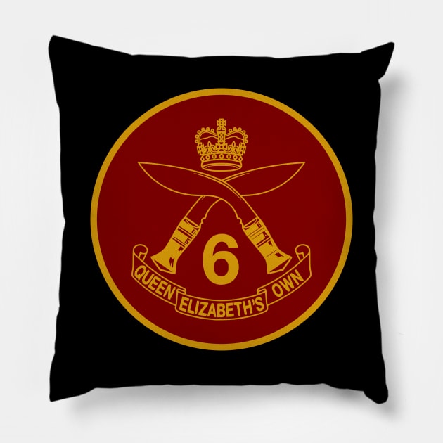 6th Queen Elizabeth's Own Gurkha Rifles Pillow by TCP