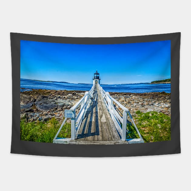 Marshall Point Light Station Tapestry by Gestalt Imagery
