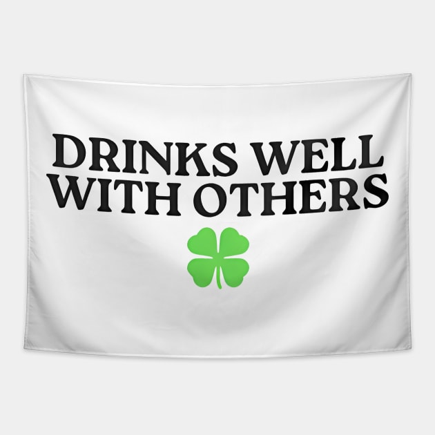 Drinks well with others Tapestry by John white