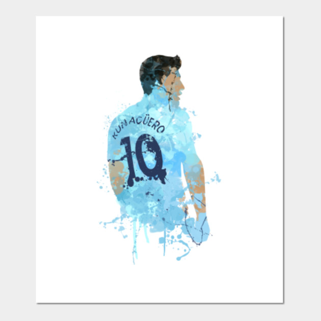 Sergio Aguero Manchester City Legend Artwork Posters And Art Prints Teepublic